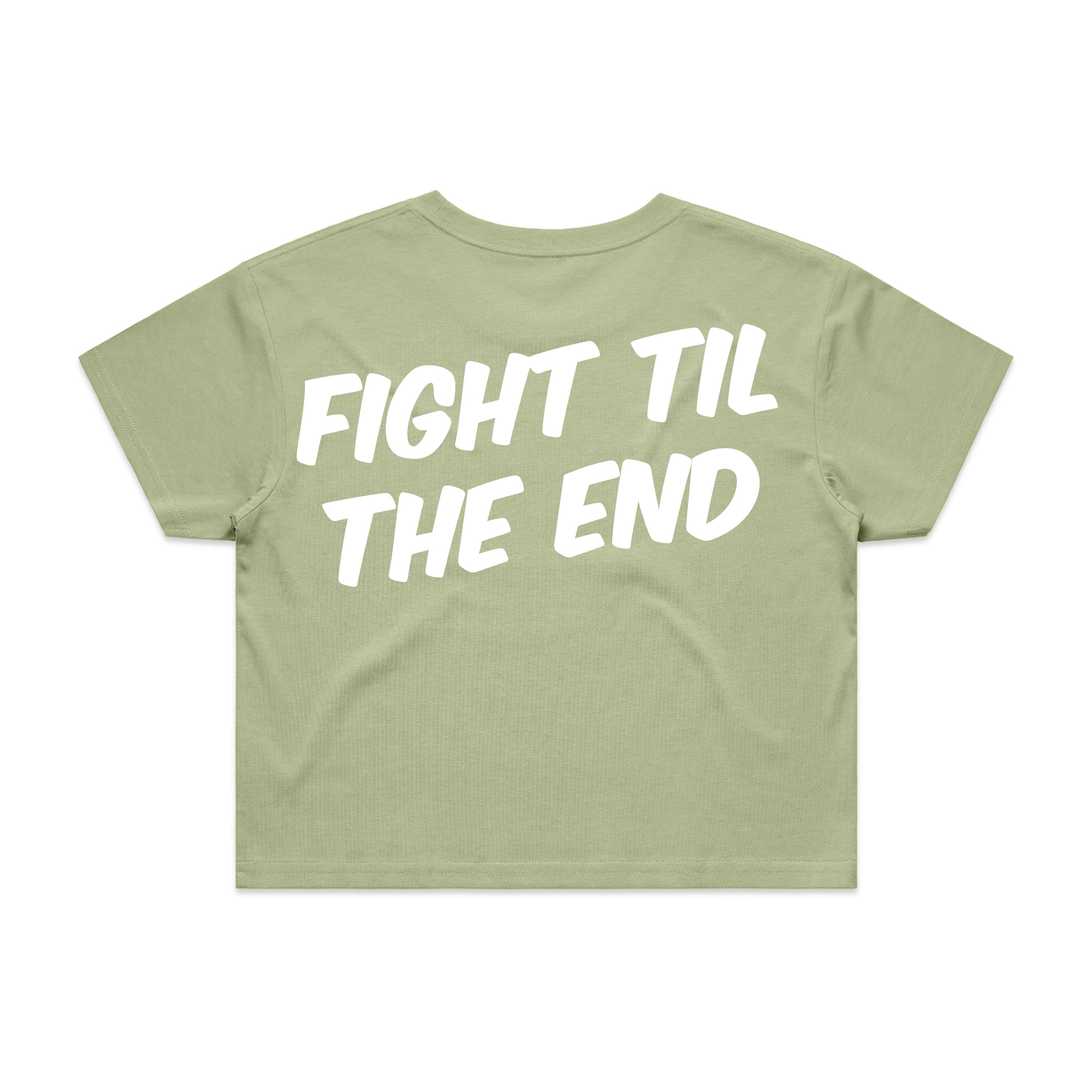 Fight til The End Crop Top