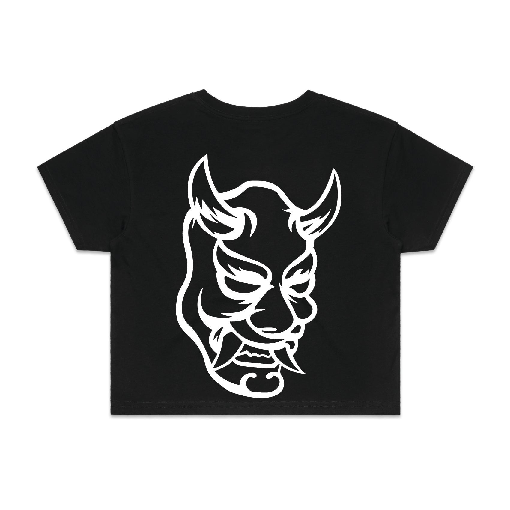 Oni Mask Crop Top